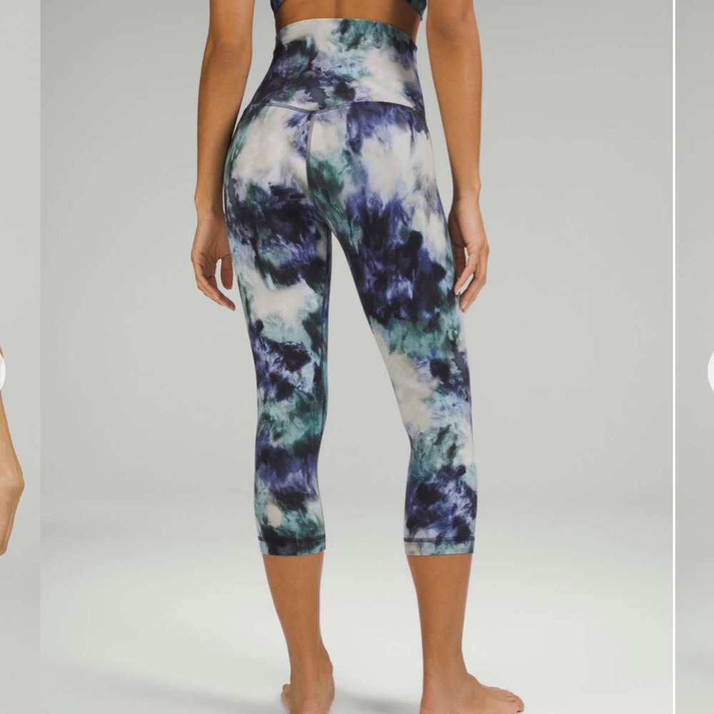 Lululemon align leggings Align Super-High-Rise Cropped 21" Meteor Wash Multi - Picture 2 of 5